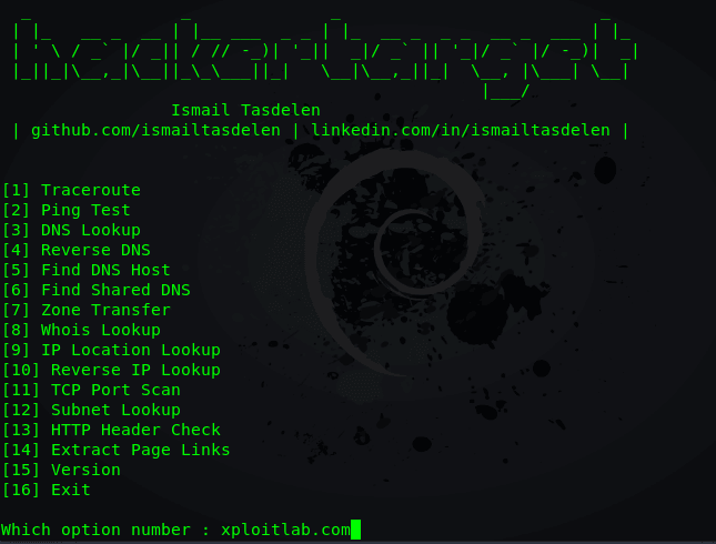 HackerTarget Toolkit - HackerTarget - Tools And Network Intelligence xploitlab