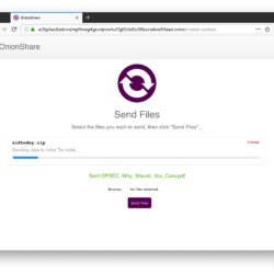Onionshare Send Files Securely And Anonymously xploitlab