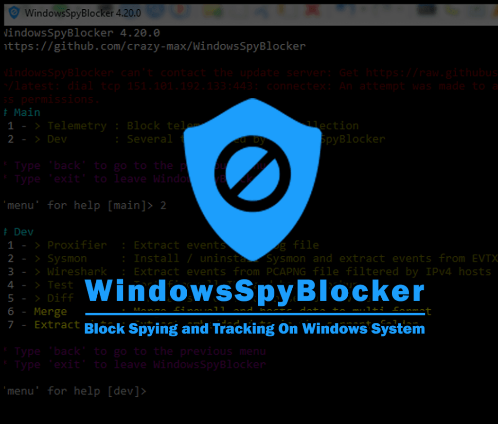 WindowsSpyBlocker Logo - Block Spying and Tracking On Windows