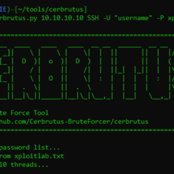 Cerbrutus - Network Brute Force Tool