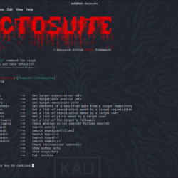 Octosuite - Advanced Github OSINT and Scaping Framework