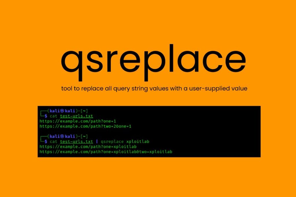 qsreplace - Tool to Replace All Query String Values With User Suplied Value
